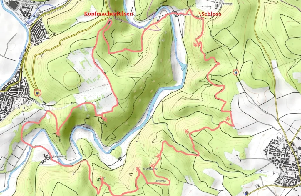 Swabian Alb Danube valley Schwäbische Alb Donautal